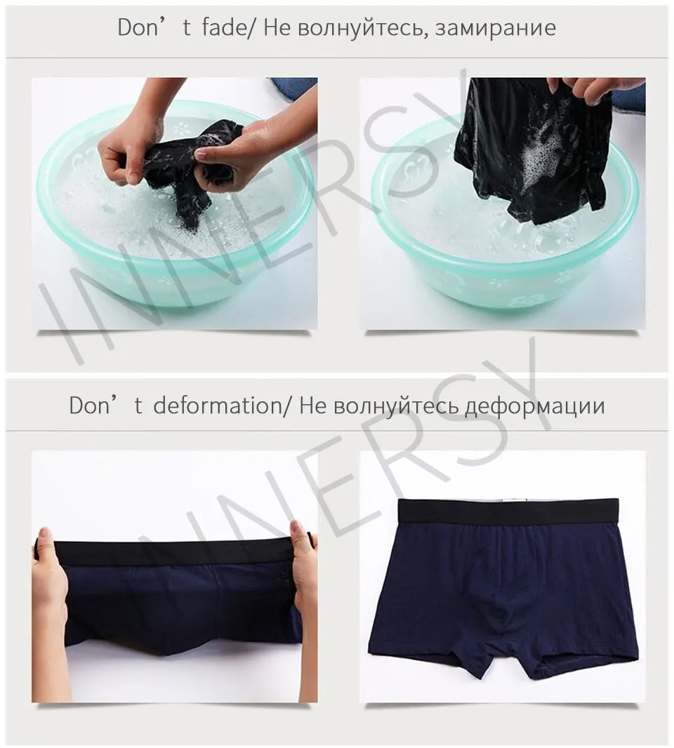 Mens Underwear Soft Boxers Modal Boxer Men Solid Boxer Shorts