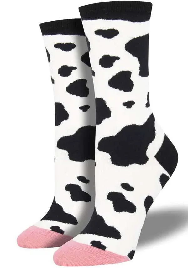 Moooo [White] | SOCKS