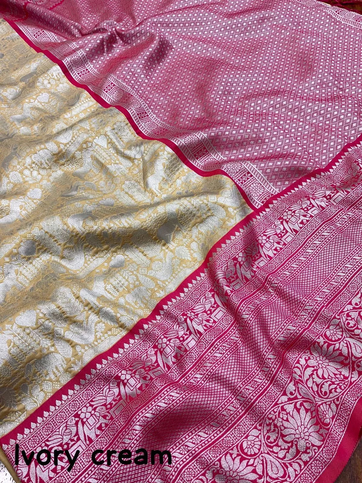 Mythili , New Banarasi Soft Silk Woven Saree for Women-SATYA001BS