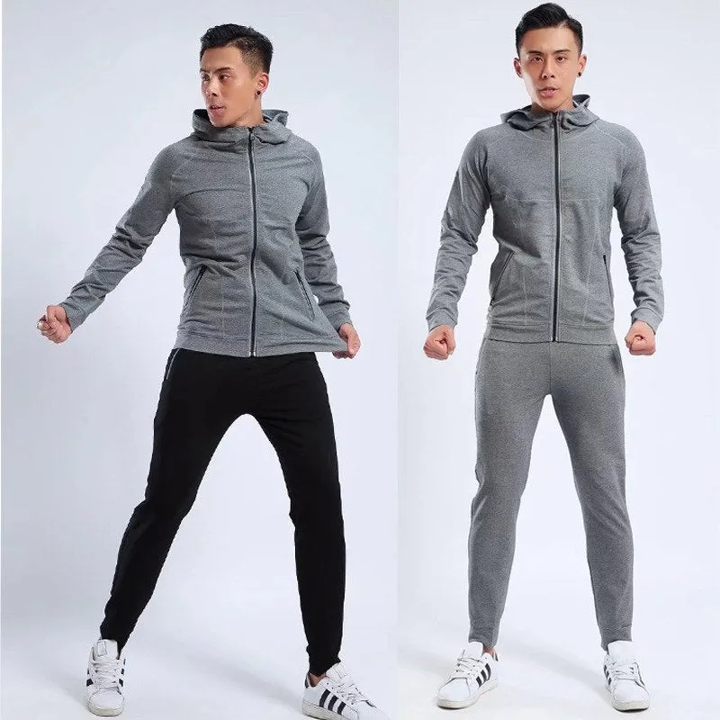 Sports Suit for Men Running Jacket and Training Pants Sport