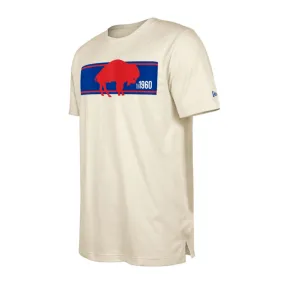 New Era Buffalo Bills Stone With Retro Logo T-shirt