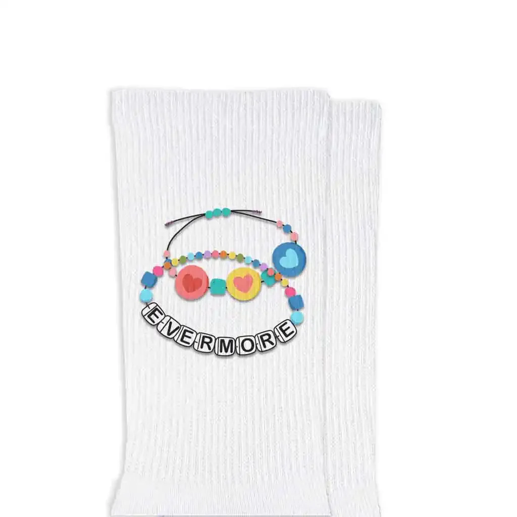 Fun Friendship Bracelet Designs on Socks