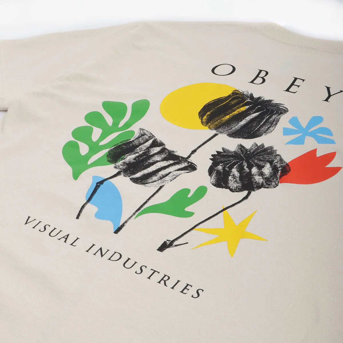 OBEY Flowers Papers Scissors T-Shirt