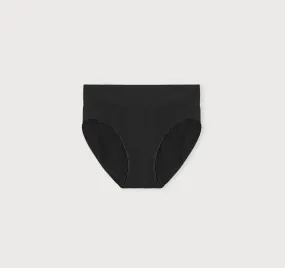 Organic Basics Smooth High-Leg Briefs Black