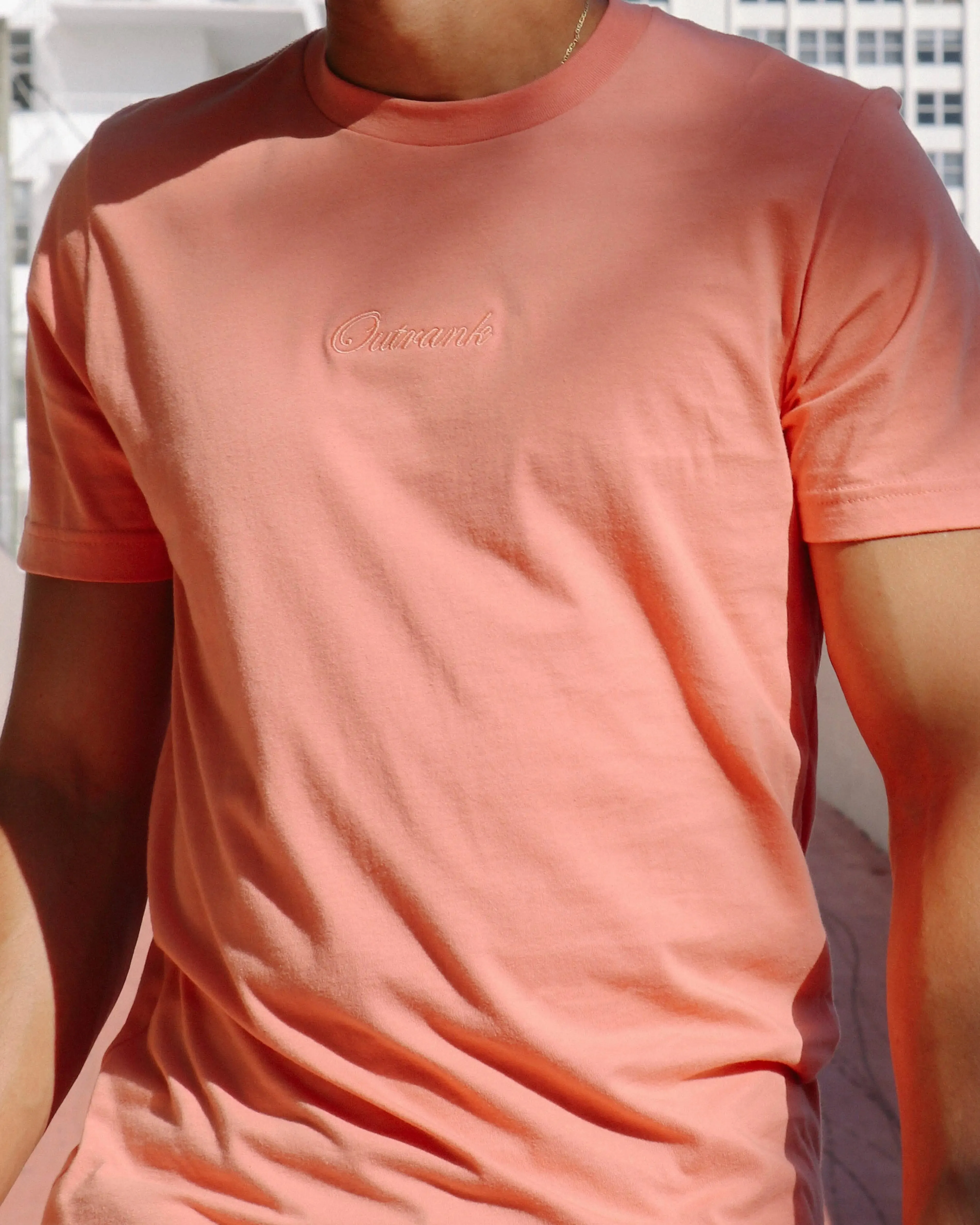 Outrank Everyday Embroidered Sunset T-Shirt