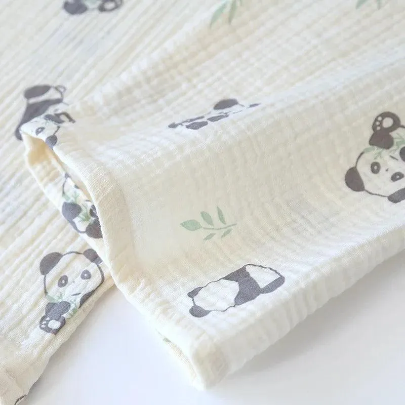 Panda Cotton Crepe Nightsuits