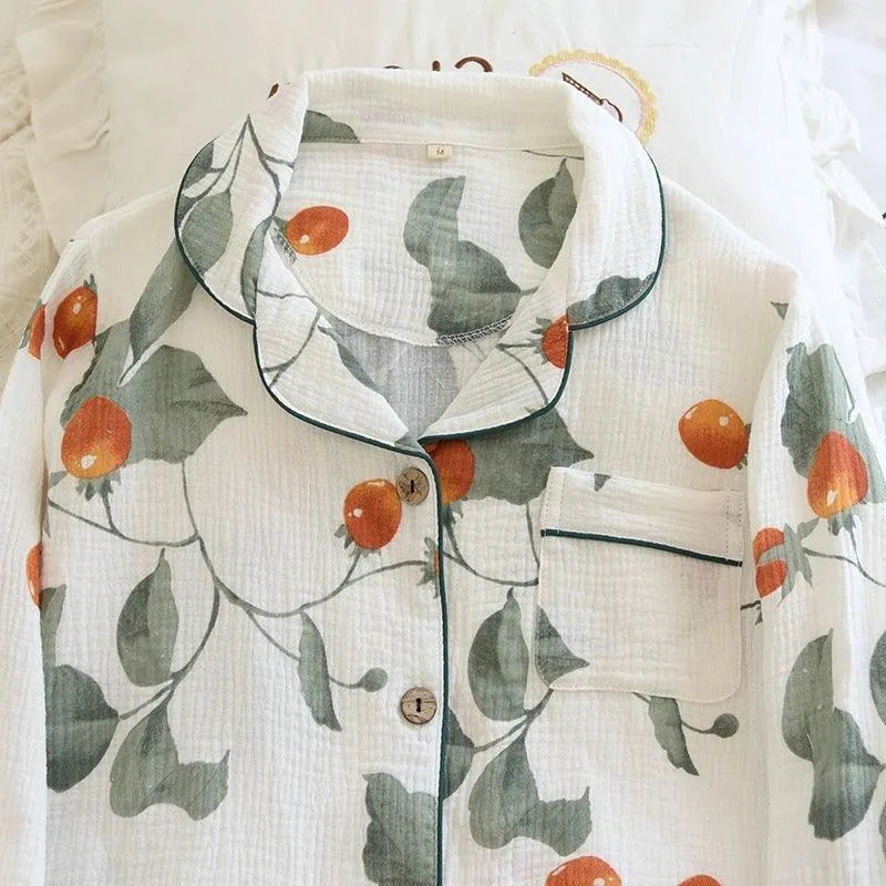 Peaches Cotton Crepe Nightsuit