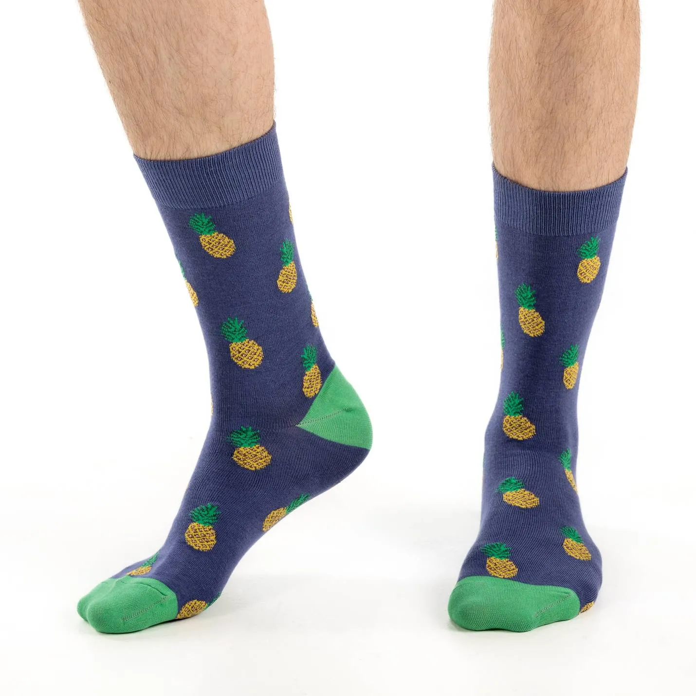 "Pineapples" Crew Socks by Good Luck Sock