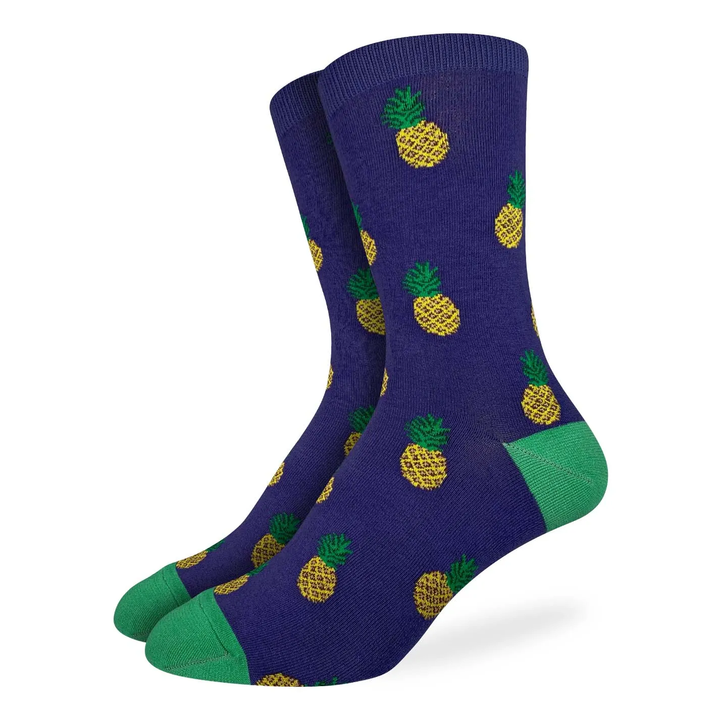 "Pineapples" Crew Socks by Good Luck Sock