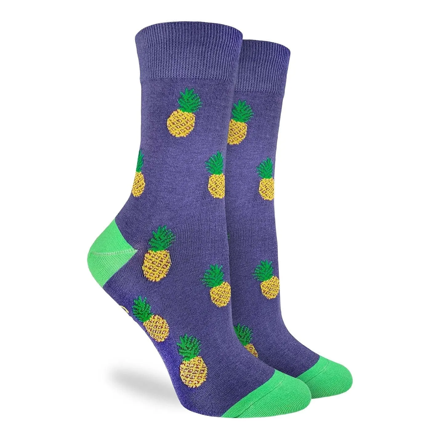 "Pineapples" Crew Socks by Good Luck Sock