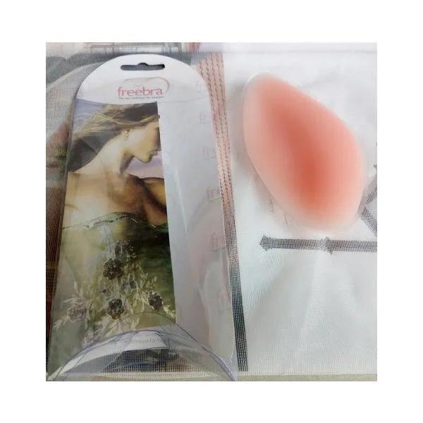 Silicone Bra Inserts | Silicone Elliptical Shaped Breast Enhancers -Nude | Silicone Breast Enhancers