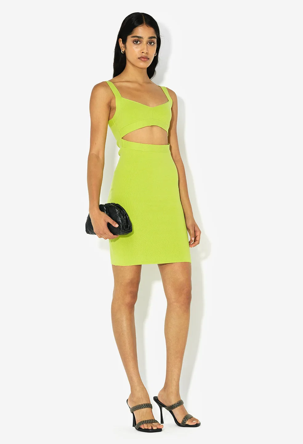 Silk Cotton Body-Con Dress / Volt