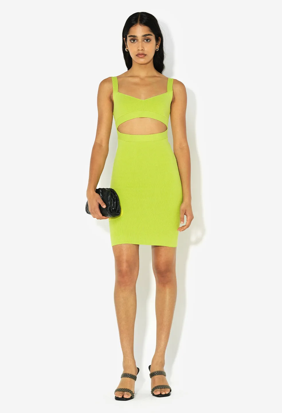 Silk Cotton Body-Con Dress / Volt