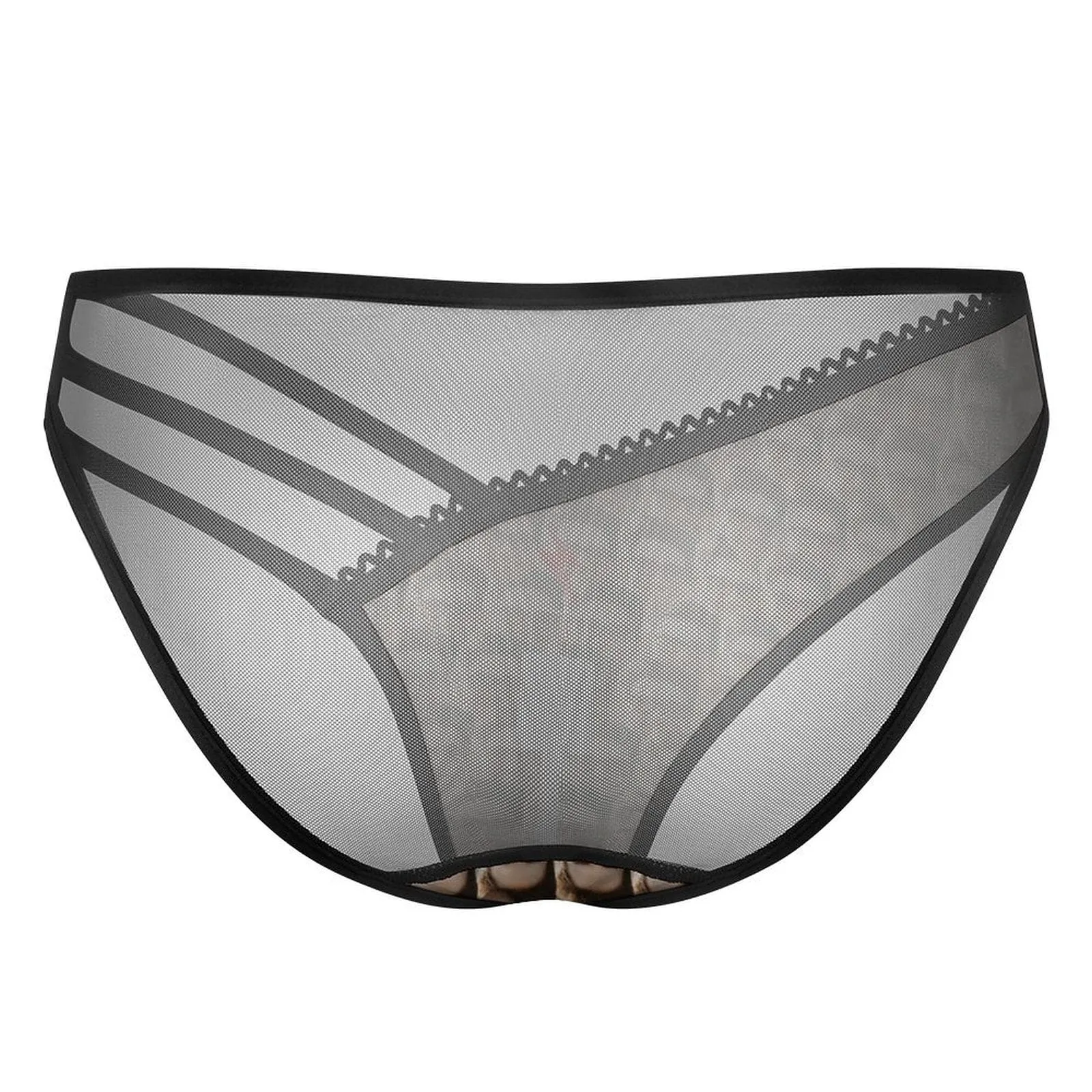 Custom Face Seamless Women's Low Waist Mesh Briefs Personalized Underwear Panties for Women