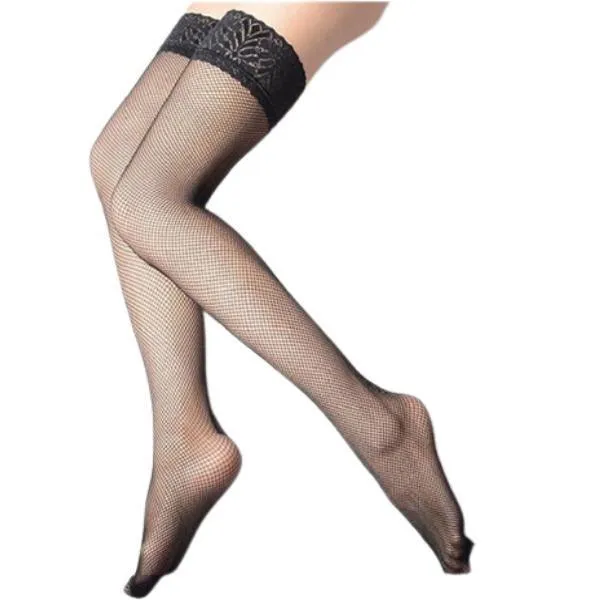 Thigh High Small Fish Net Stockings For Women