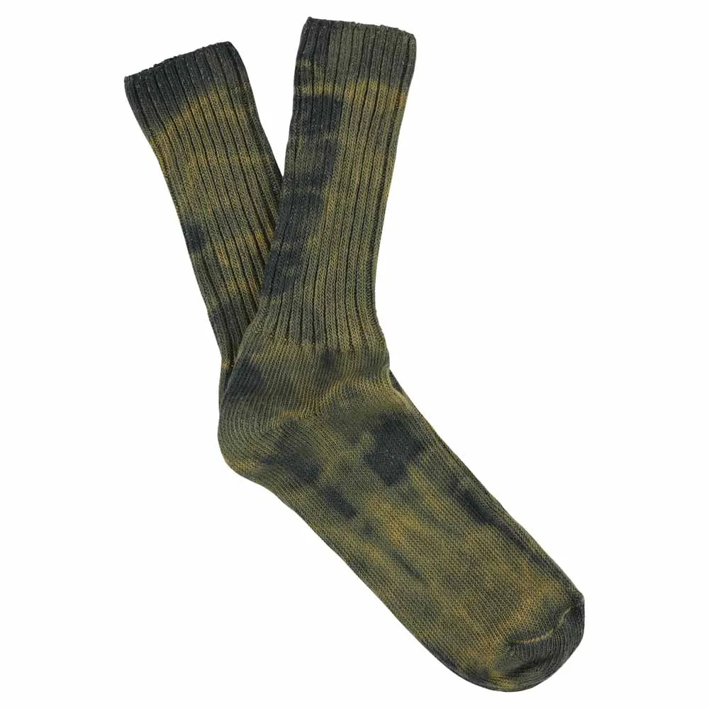 Tie Dye Socks - Blue / Sand