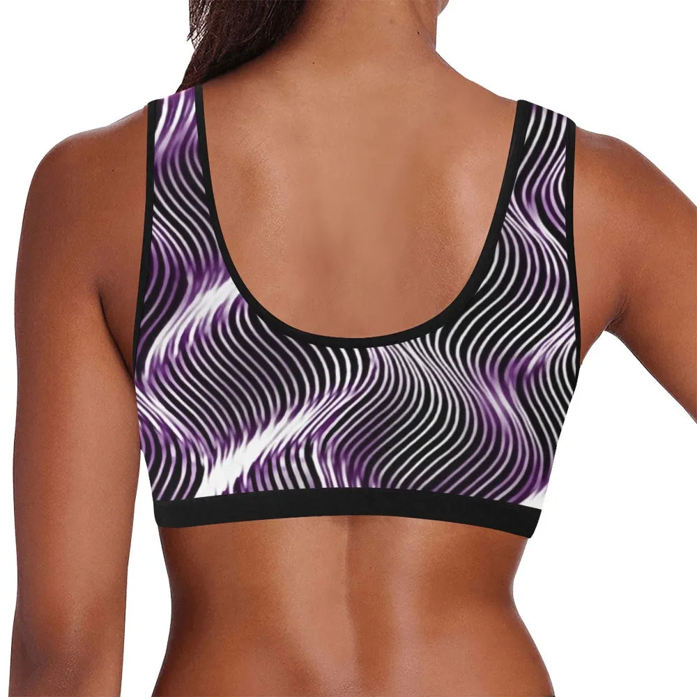 TRP Twisted Patterns 04: Weaved Metal Waves 01-01 Designer Sports Bra