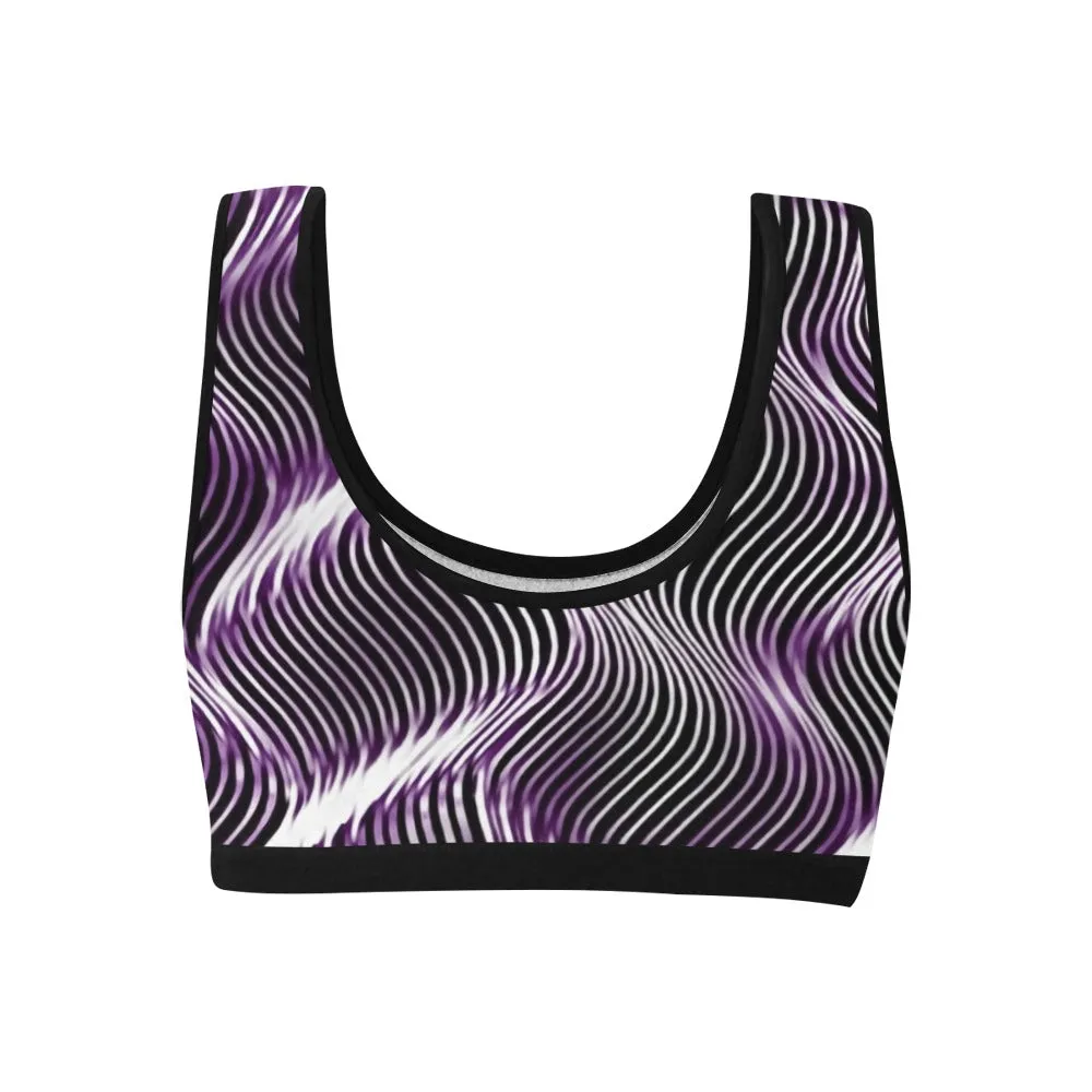 TRP Twisted Patterns 04: Weaved Metal Waves 01-01 Designer Sports Bra