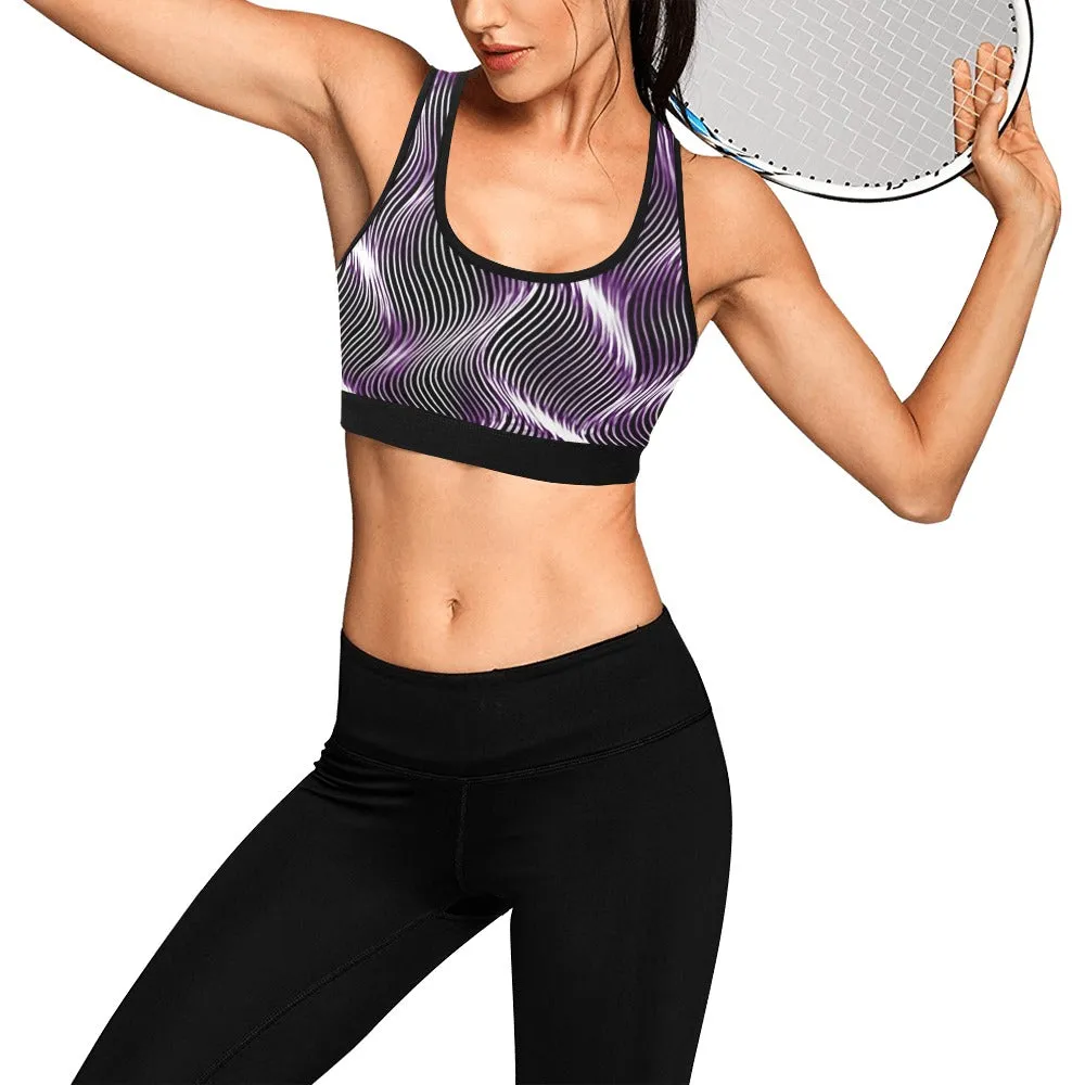 TRP Twisted Patterns 04: Weaved Metal Waves 01-01 Designer Sports Bra