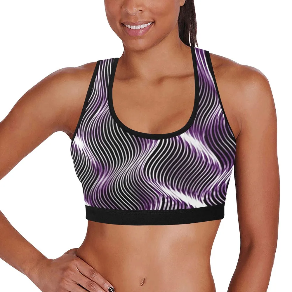 TRP Twisted Patterns 04: Weaved Metal Waves 01-01 Designer Sports Bra