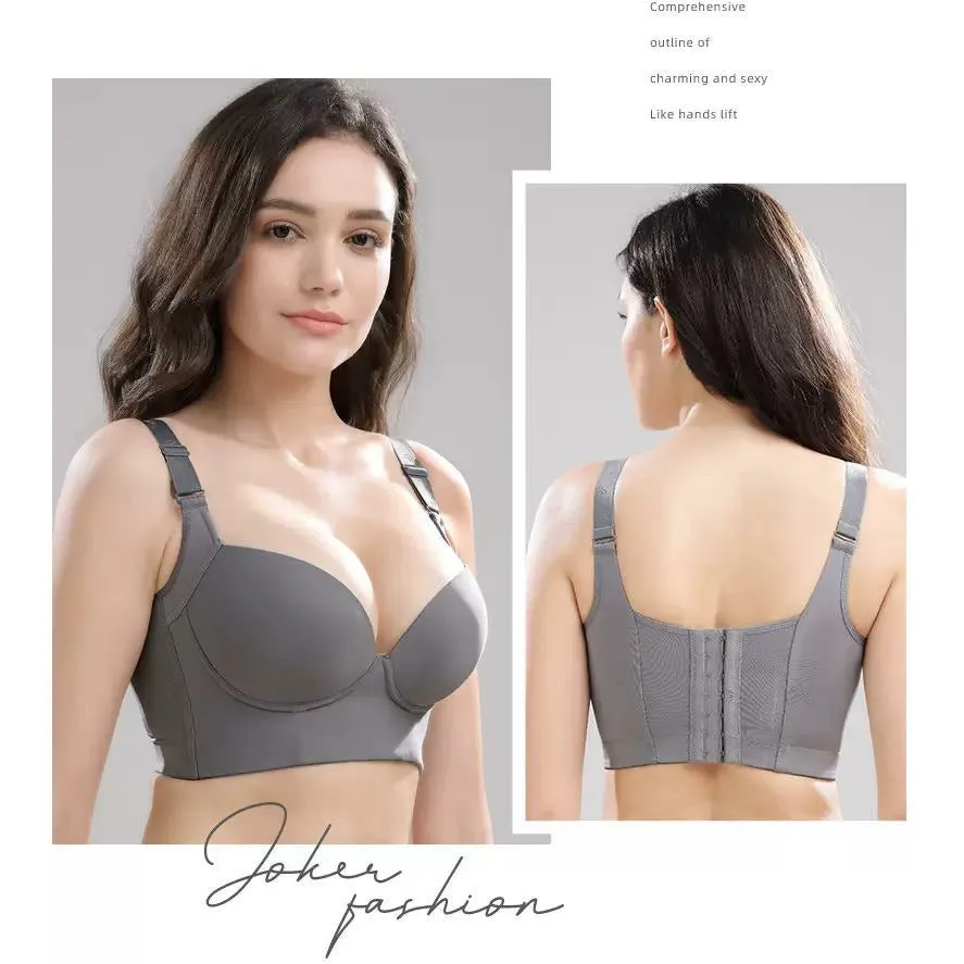 Push-up bras with full back coverage