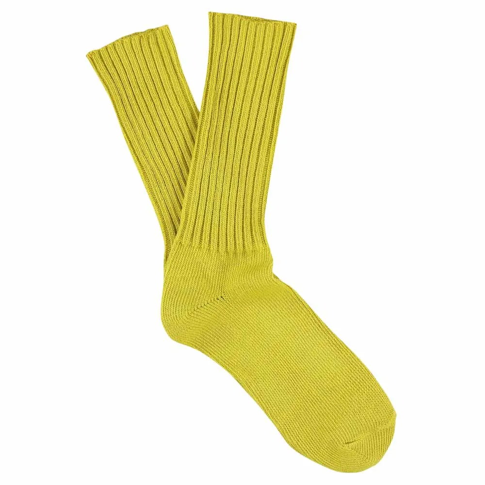 Women Crew Socks - Yellow